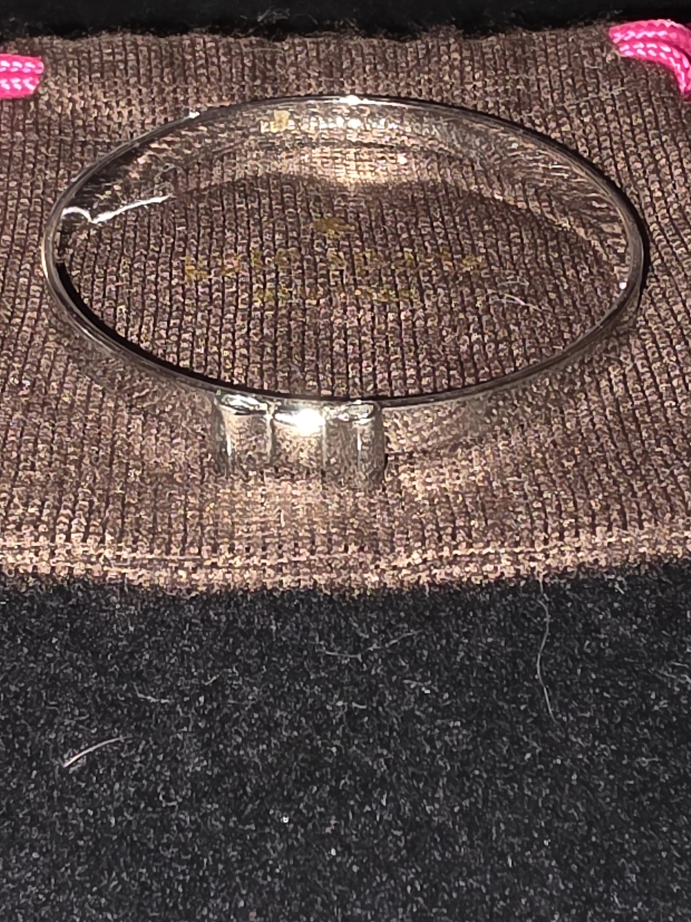 kate spade Pink Braided Inlay Pave Bow Accent Bangle Bracelet Set - Picture 4 of 8